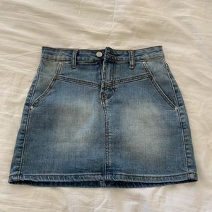 tilly’s denim skirt